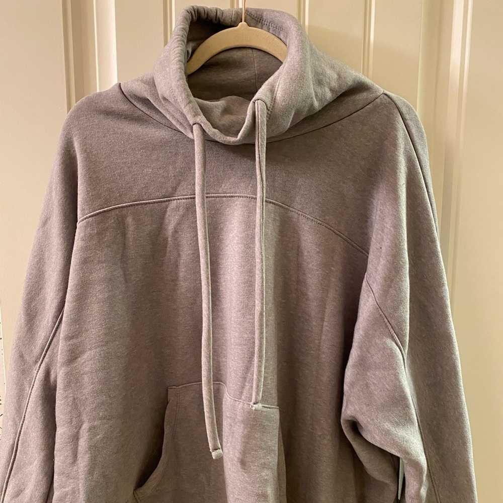 Grey Cherish Cowl Neck Sweater. Size S.